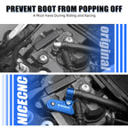 Aluminum Spark Plug Boot Hold Down with Bolt for Yamaha YFZ450R (2009–2025) Blue