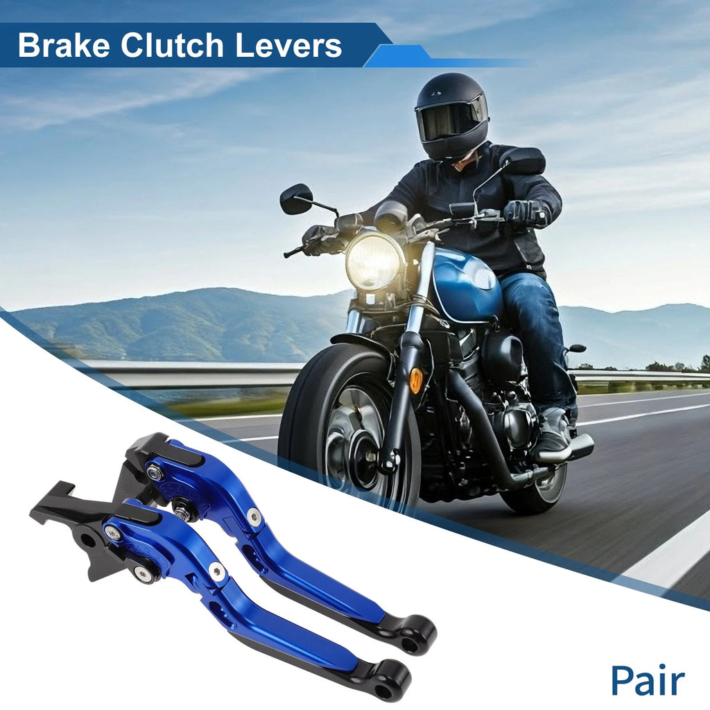 Adjustable Brake Clutch Levers for Honda NC700/NC750 S/X (2012–2020) Blue Black