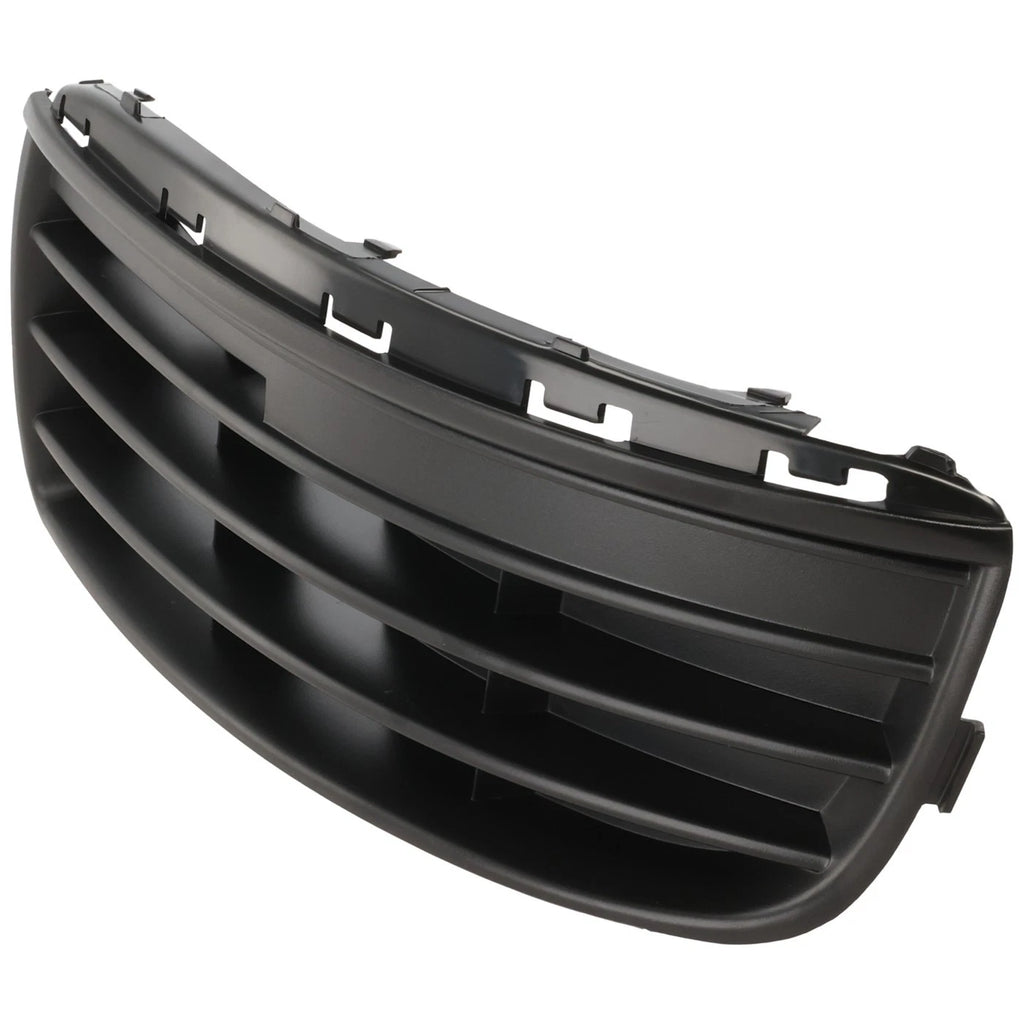 Bumper Grille for Volkswagen Jetta (2005–2010) Driver Side Textured Black