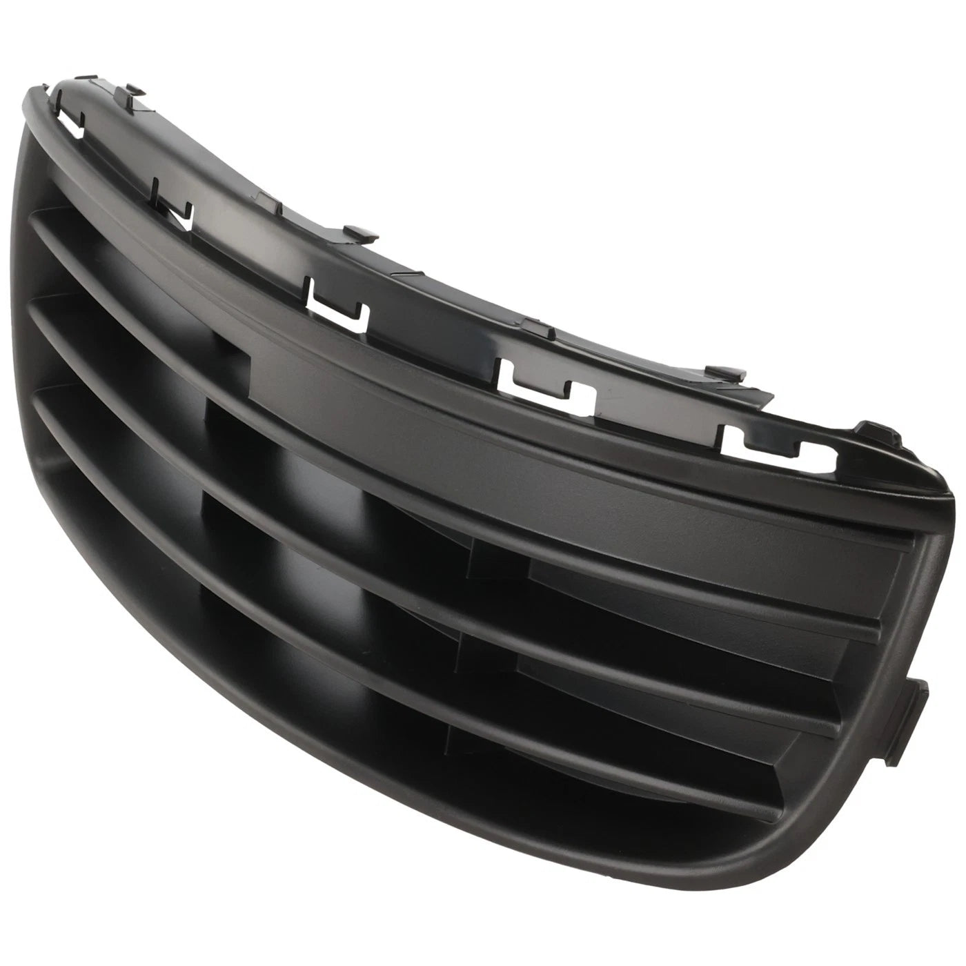 Bumper Grille for Volkswagen Jetta (2005–2010) Driver Side Textured Black