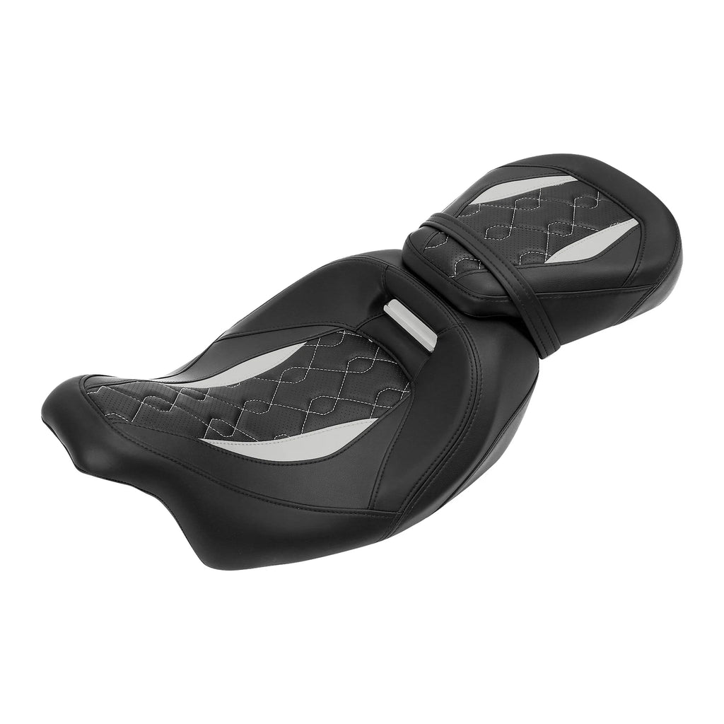 Driver Passenger Seat for Harley Electra CVO Street Road Glide (2009–2023)
