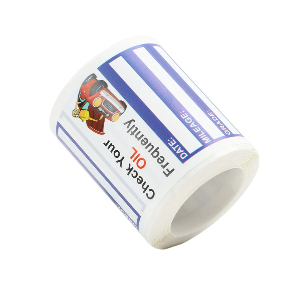 150PCS Oil Change Tracking Stickers for Vehicle Care Solutions