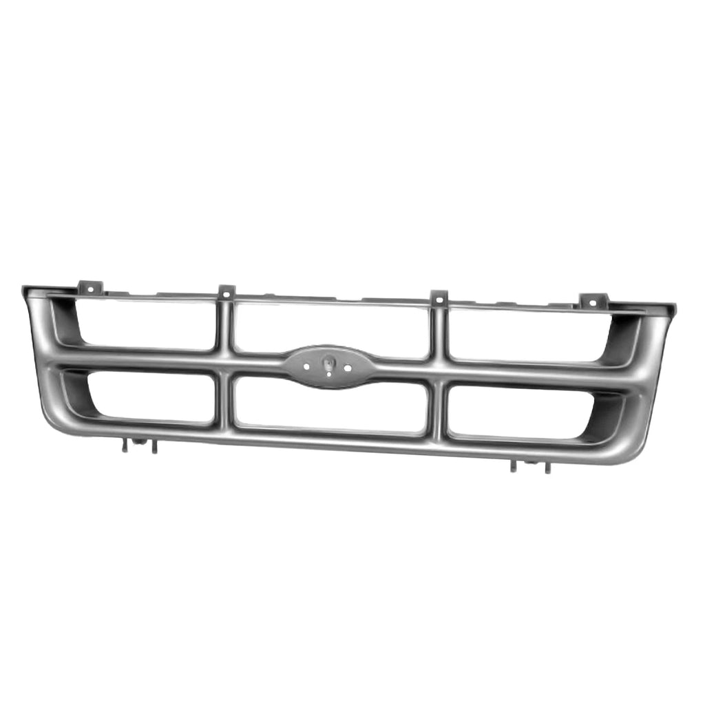 Front Grille Replacement Silver Plastic for Toyota Hilux (2005–2015)