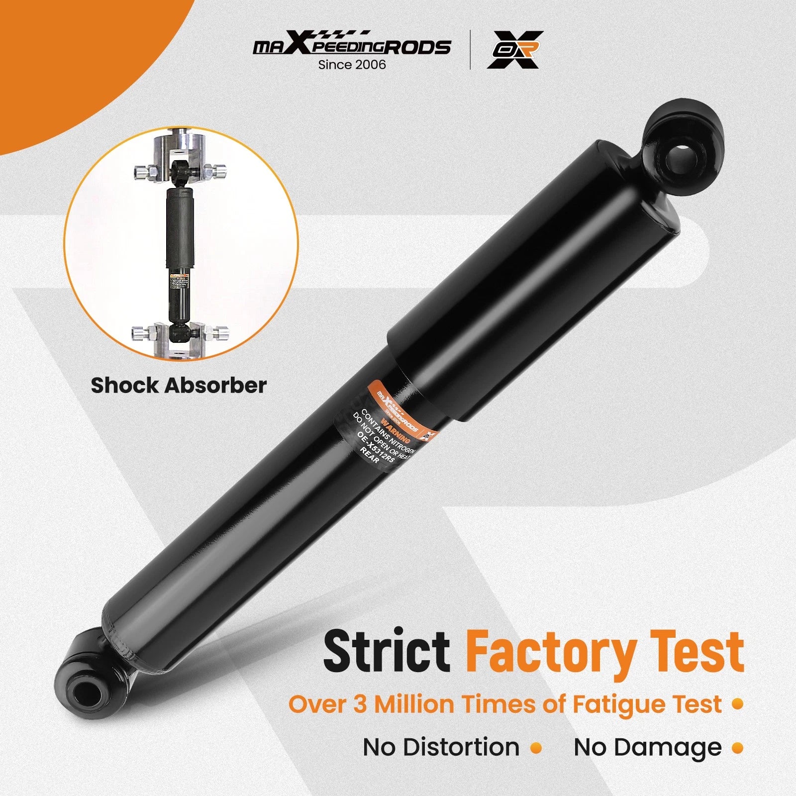 Rear Complete Shock Absorbers for Chrysler Town & Country, Grand Caravan (2008–2016)