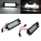 2X License Plate Lights 18SMD for Hyundai I30 GD (2013–2014)