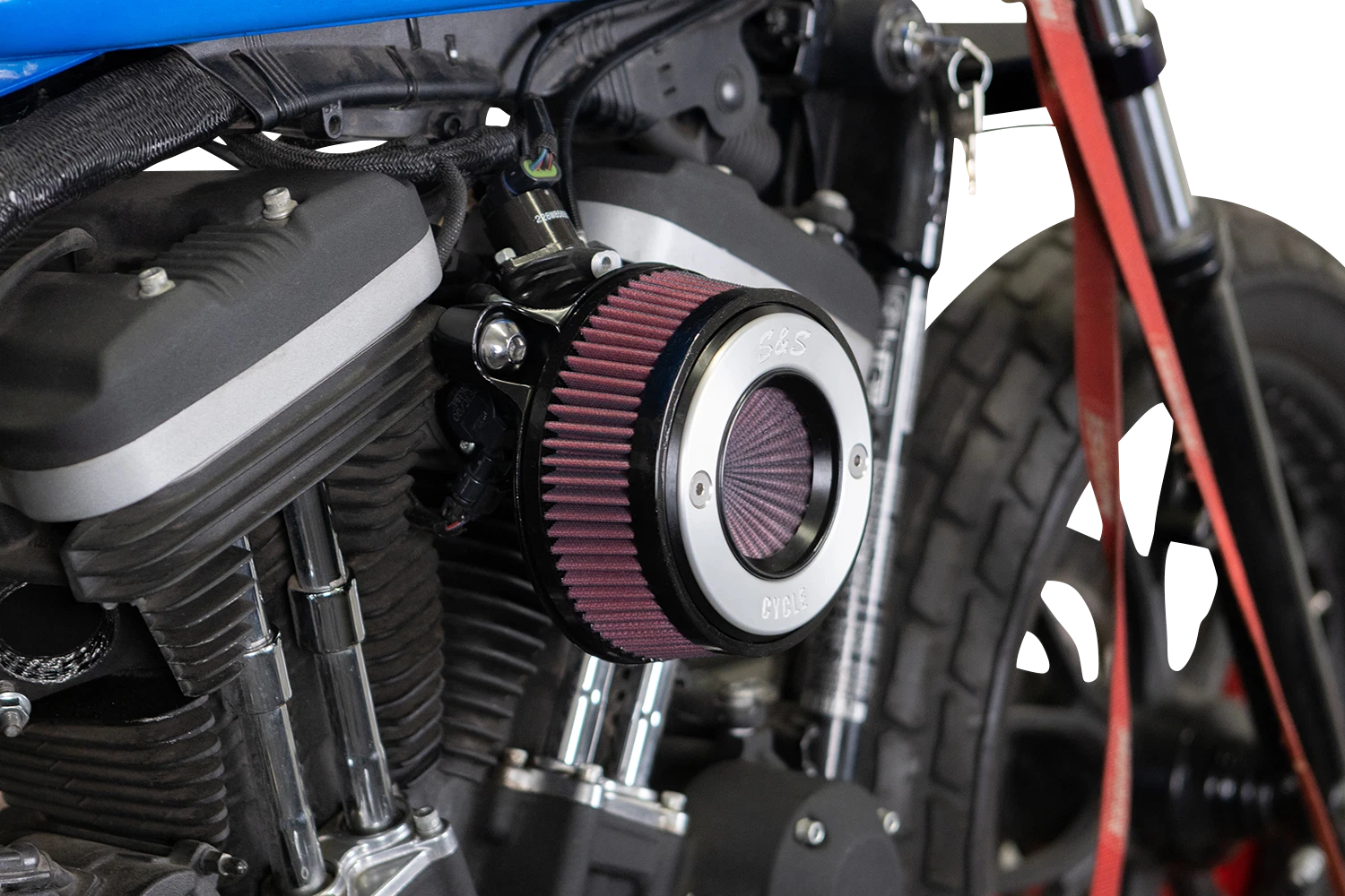 S&S Air Stinger Stealth Air Cleaner Kit for Harley Sportster (2007–2022)