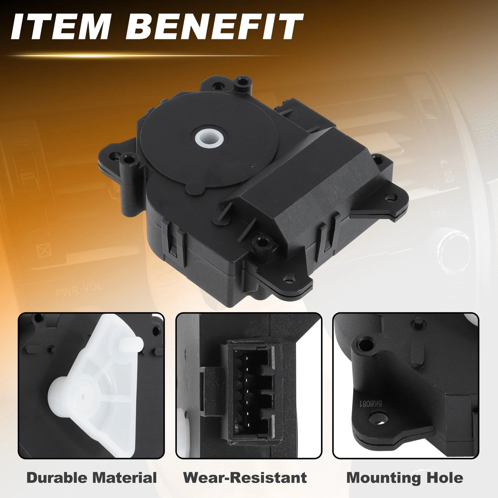 HVAC Heater Blend Door Actuator for Honda Accord (2008–2011) 73556/79170TA5A21