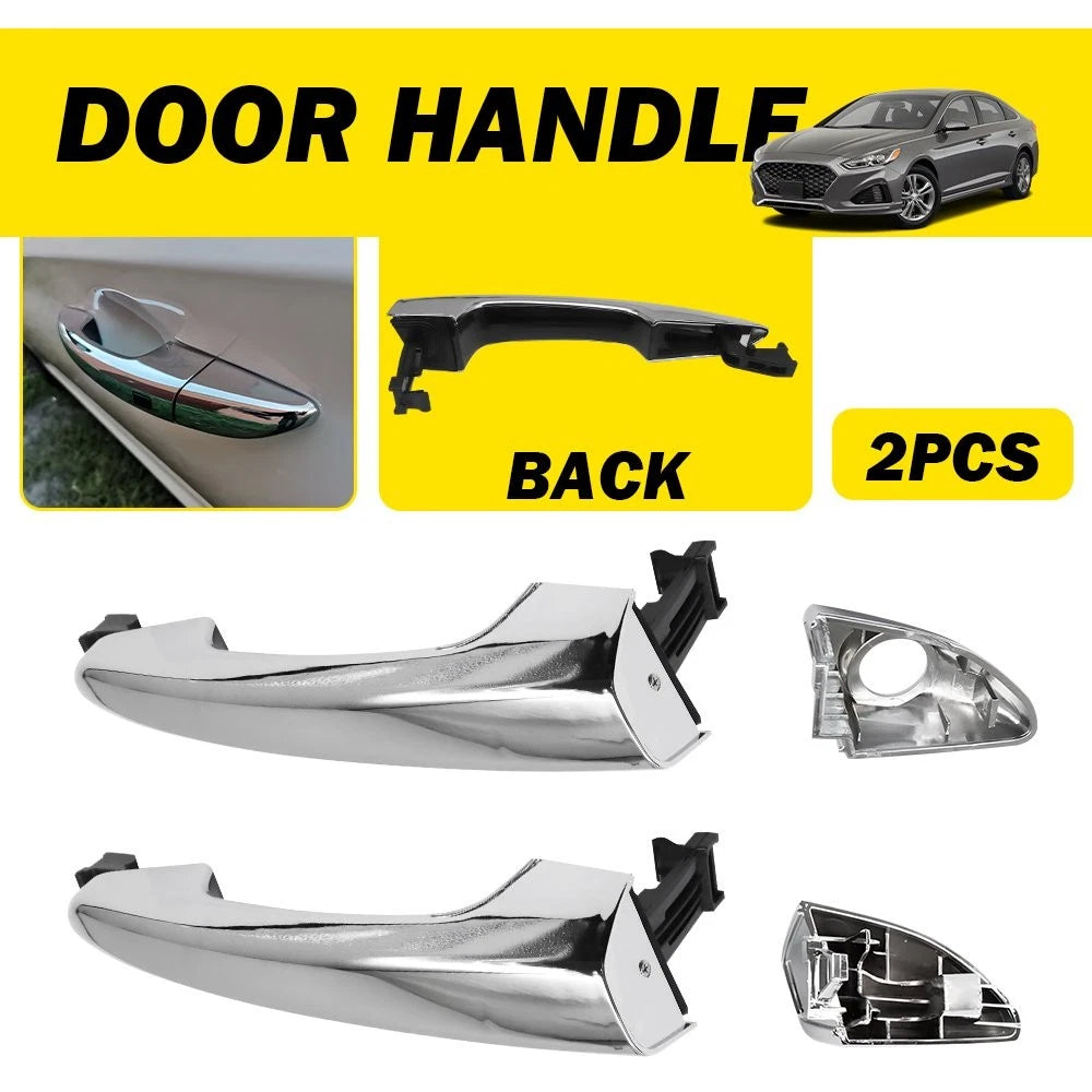 Chrome Exterior Door Handles for Hyundai Sonata (2015–2018)