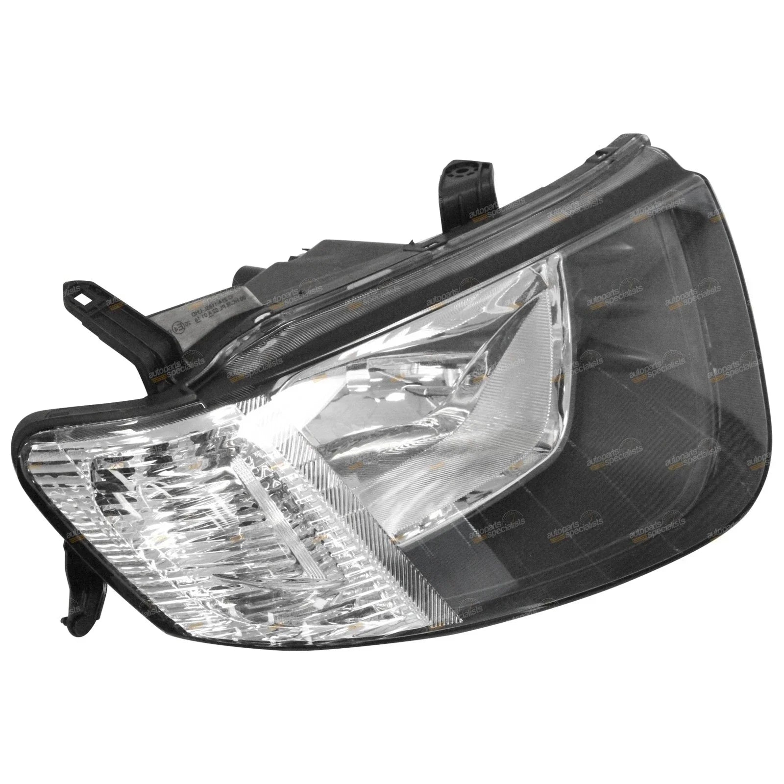 LH+RH Headlights Pair W/Clear Flasher for Mitsubishi Triton ML GL GLX Ute (2006-2009)