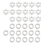 Wheel Lug Nuts & Washers Kit for Yamaha Blaster Wolverine Bruin (200–450)