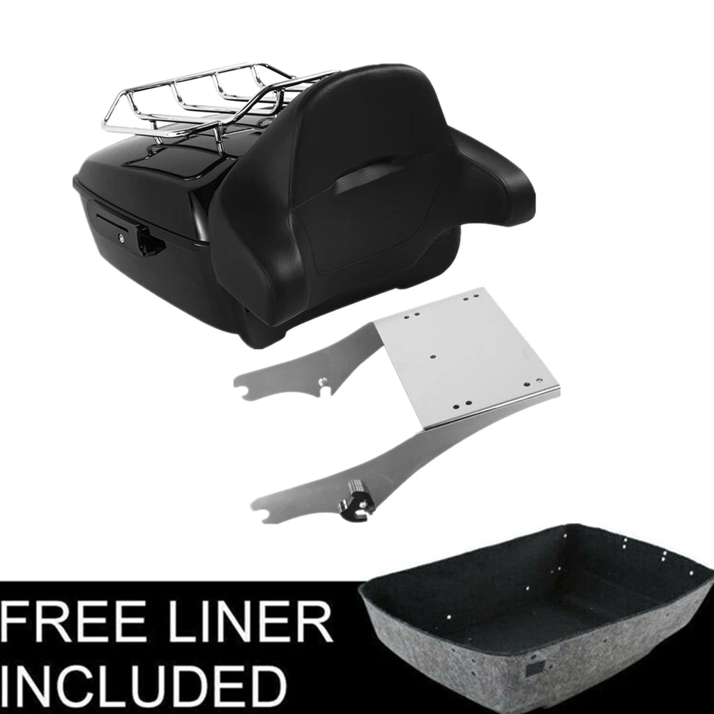 Trunk Pad Mount Rack for Harley Touring Street Road Glide (1997–2008)