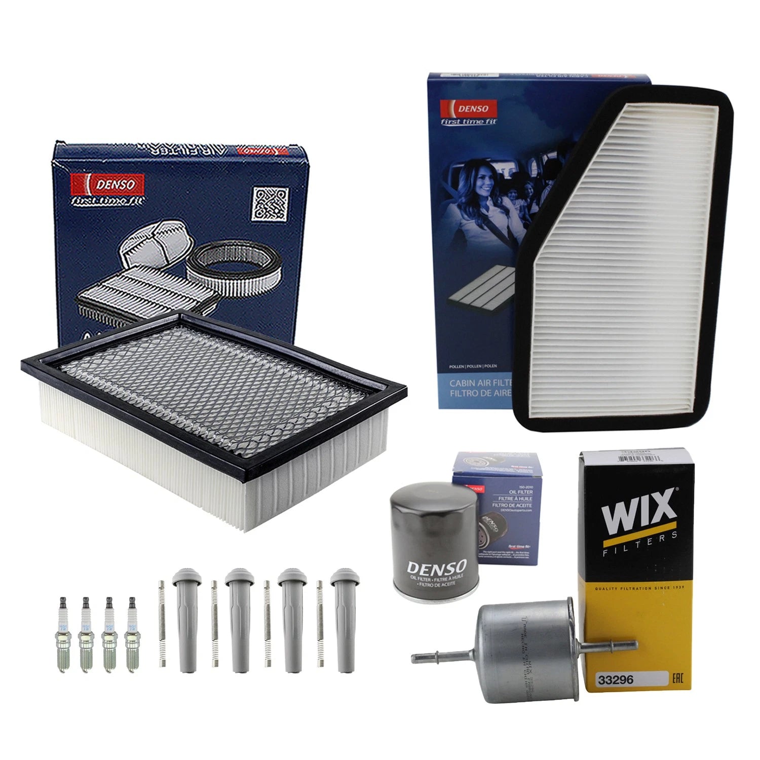 Tune Up Kit with 4 NGK Spark Plugs & Boots for Ford Escape/Mariner (2005–2012)