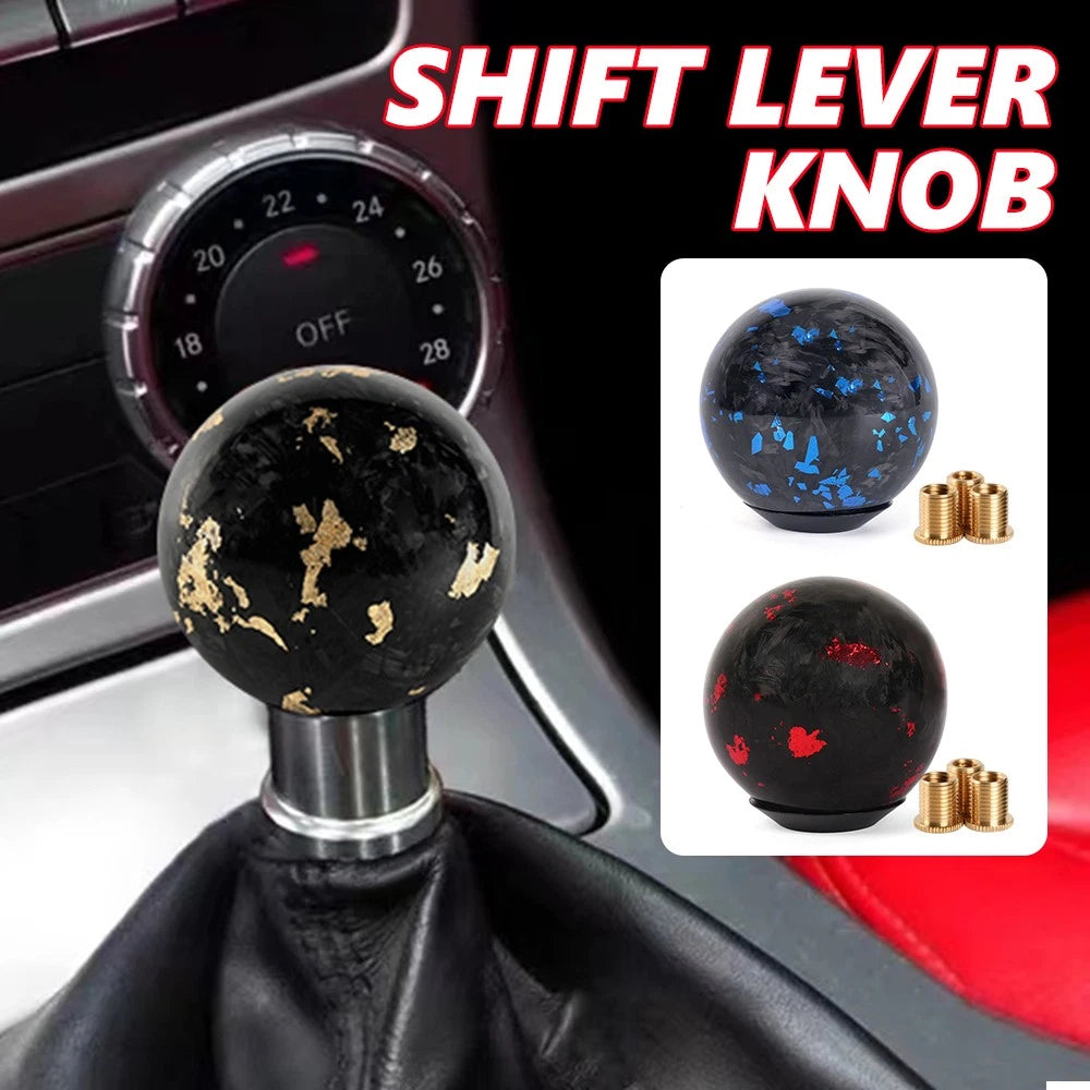 Universal Gear Shift Knob Forged Carbon Fiber Ball Type Manual MT