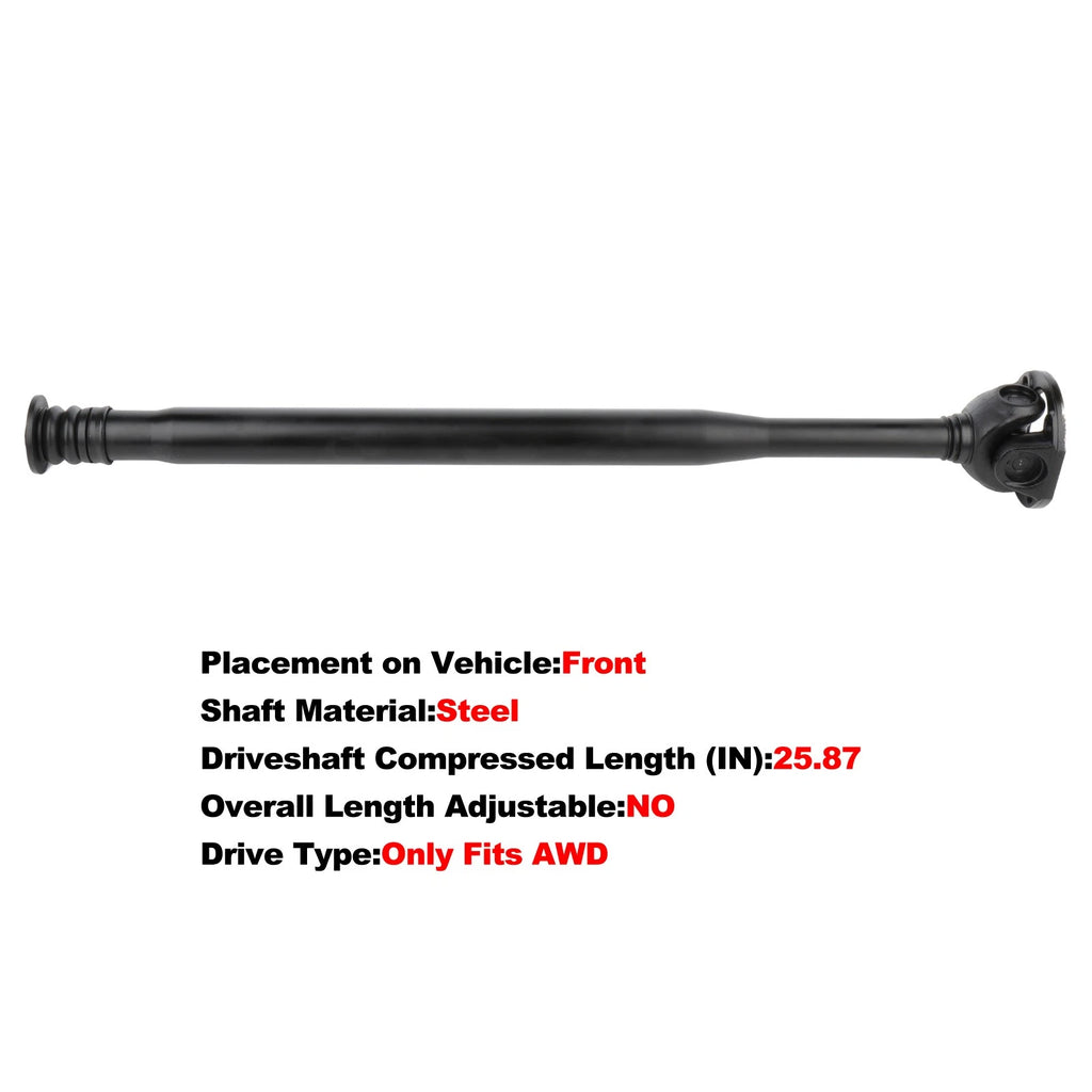 Propeller Driveshaft for Mercedes-Benz E300 E350 (2010–2016) 938-241 AWD