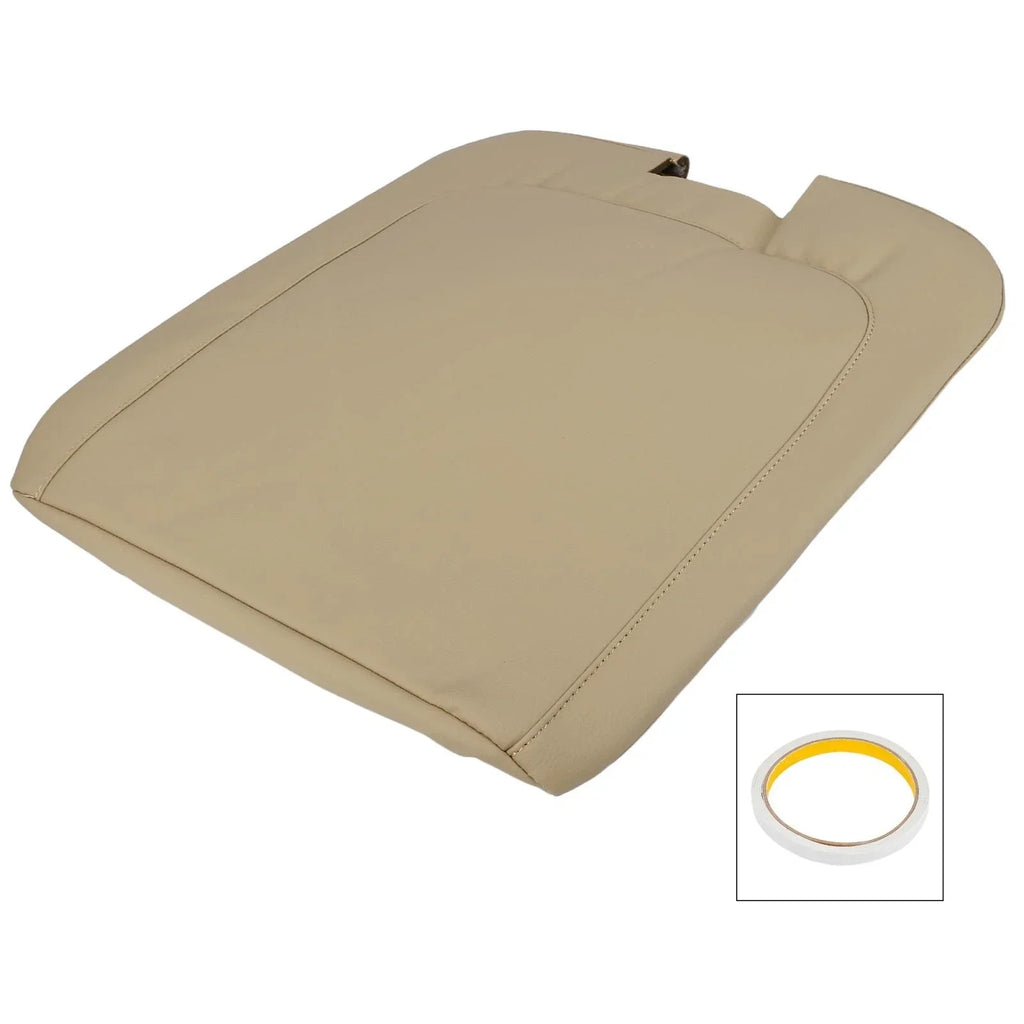 Dodge Ram Console Lid Armrest Cover Microfiber Leather Beige (2013-2018)
