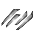 Front Bumper Side Air Vent Trim for Subaru WRX STI (2022–2025) Carbon Fiber Black