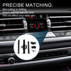 Set of 1 AC Air Vent Clips Tab for BMW X5 G05 (2019–2023) Black Silver Tone