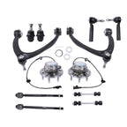 Set of 12 Front Wheel Bearing Hubs Suspension Kit for GMC Yukon (2007–2013)