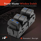 Front Left Power Window Switch for Ford F-250 F-350 Super Duty (2011–2012)