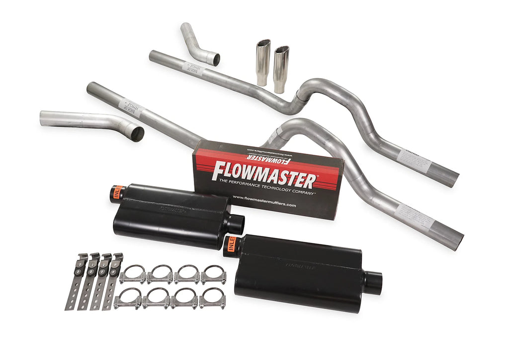 Dual Exhaust Kit for GM C/K10 1981–1987 2.5" Flowmaster 50 Series