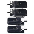4 pc FRONT Door Handle Inner Black for Toyota Corolla (2001–2007)