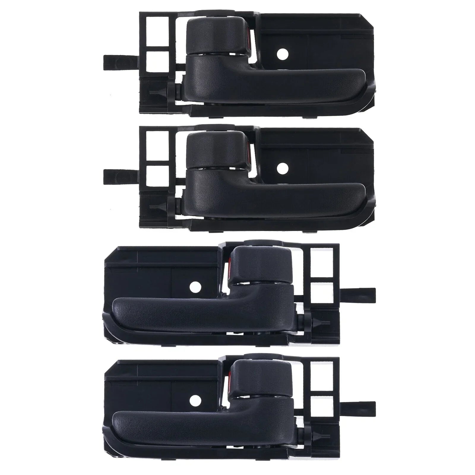4 pc FRONT Door Handle Inner Black for Toyota Corolla (2001–2007)