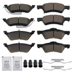 8pcs Ceramic Brake Pads Kit for Chrysler Town & Country (2001–2007)