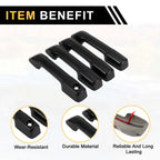 Set of 4 Car Exterior Door Handle Covers for Toyota Tundra (2022) Carbon Fiber Black
