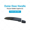 LH Front Outer Door Handle for Holden Captiva CG (2006–2018) Black