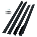 Set of 2 Body Extension Side Panels for Toyota Camry (2018–2024) Gloss Black ABS