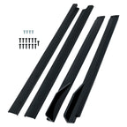 Set of 2 Body Extension Side Panels for Toyota Camry (2018–2024) Gloss Black ABS