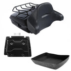 Chopped Trunk Backrest Rack Base Plate for Harley Road King Glide (2014–2026)
