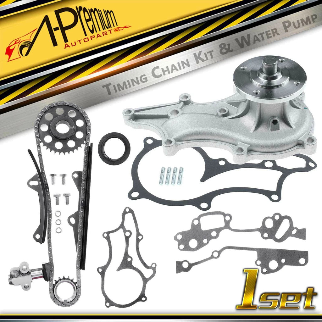 Timing Chain Kit & Water Pump for Toyota 4Runner Pickup Celica (SOHC) (1995-2004)