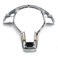Steering Wheel Trim Cover in Silver for Mercedes-Benz C218 CLS Coupe