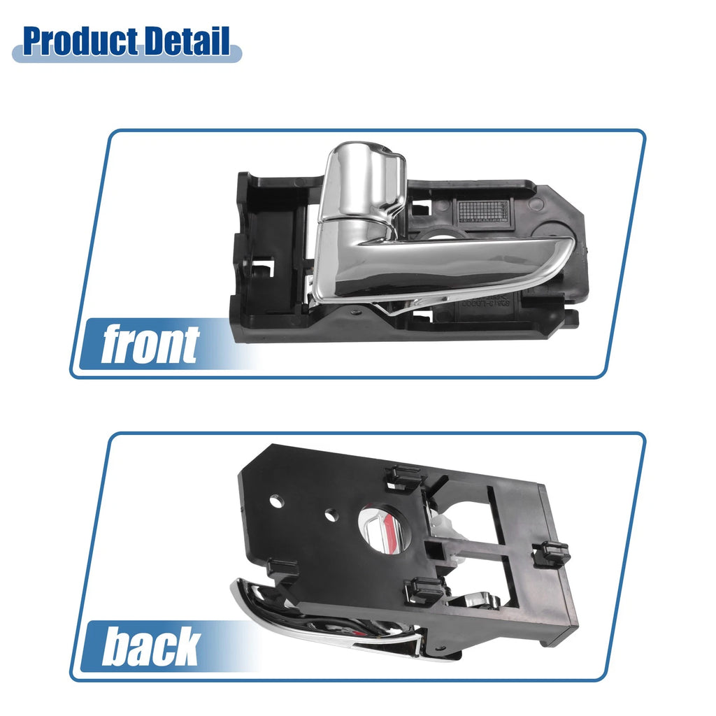 2X Door Handle for Kia Spectra (2000–2009) No. 826102F000GW/826202F000GW