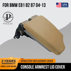 Leather Console Lid Pull Over Cover for BMW E81 E82 E87 (2004–2013) Beige