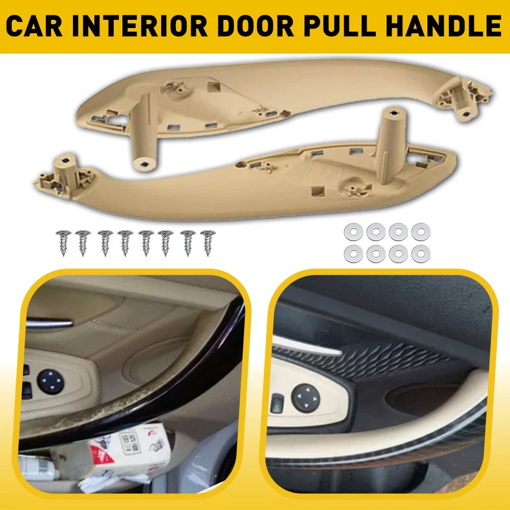 Set of 2 Front Inner Trim Door Pull Handles for BMW F30 F34 F35 (2012–2018)
