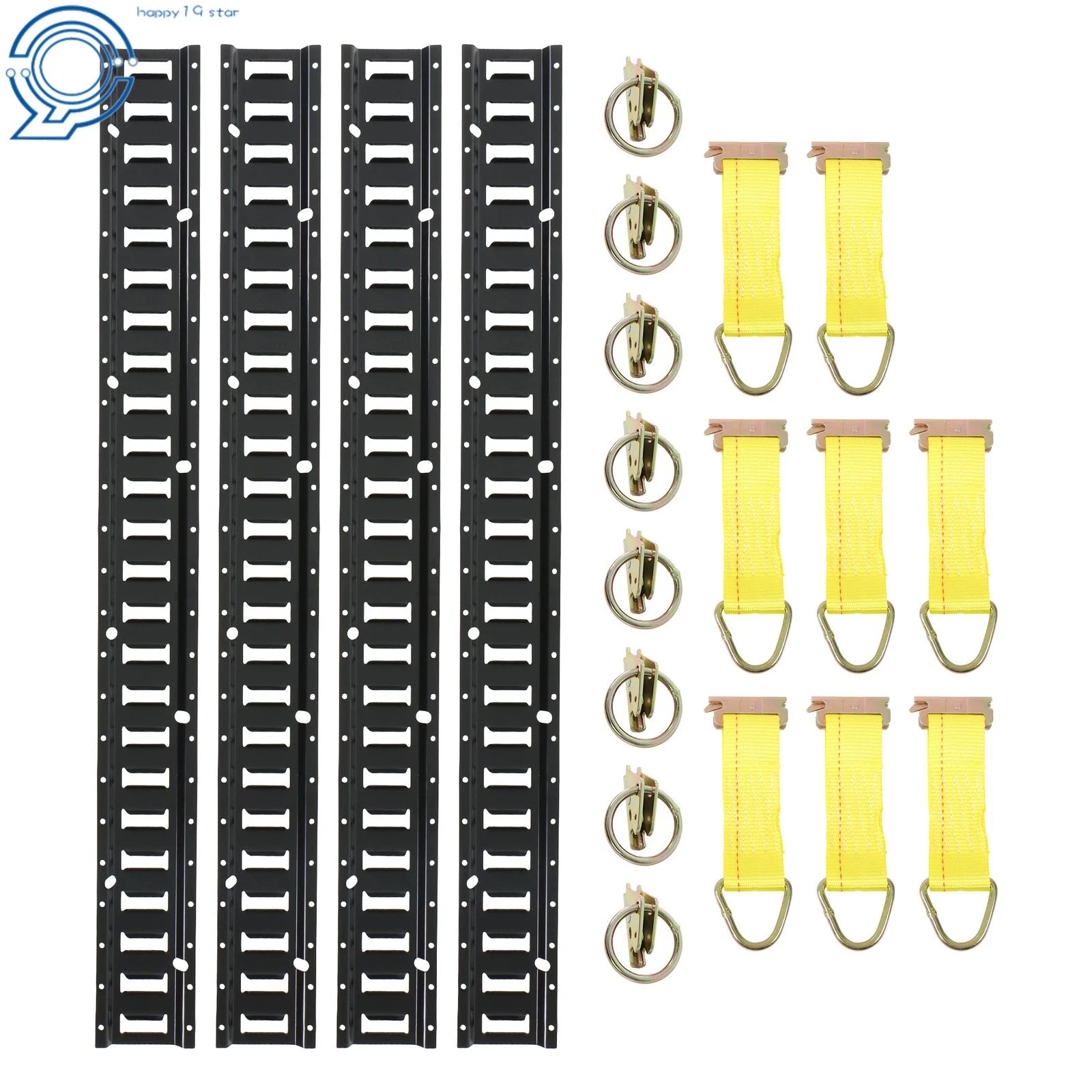 Set of 24 E Track Tie Down Rails for Various Models (4' Length)