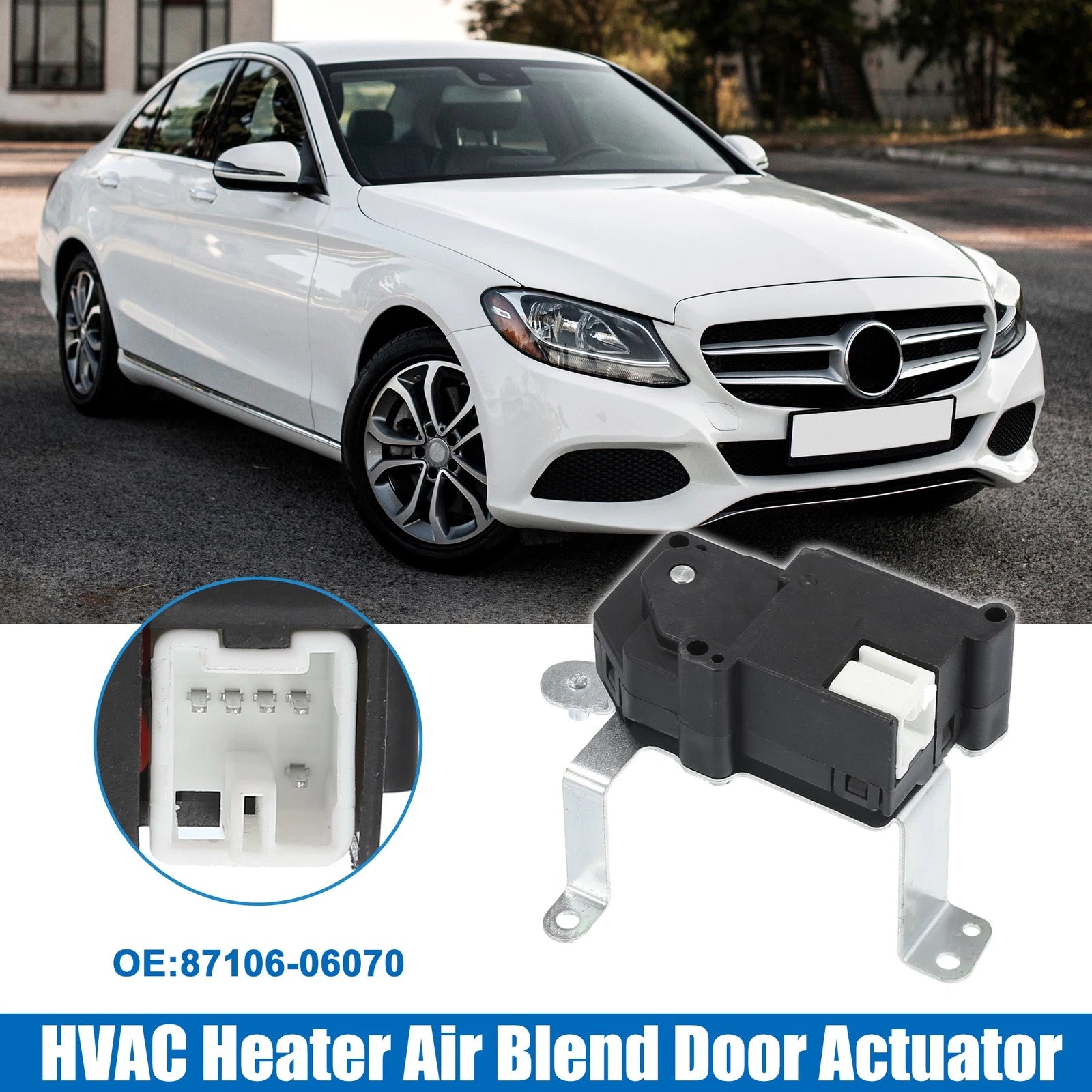 HVAC Heater Blend Door Actuator for Toyota Solara (1999–2003) No. 87106-06070