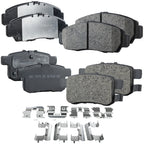 Set of 4 Ceramic Brake Pads for Honda Accord (2008–2010)