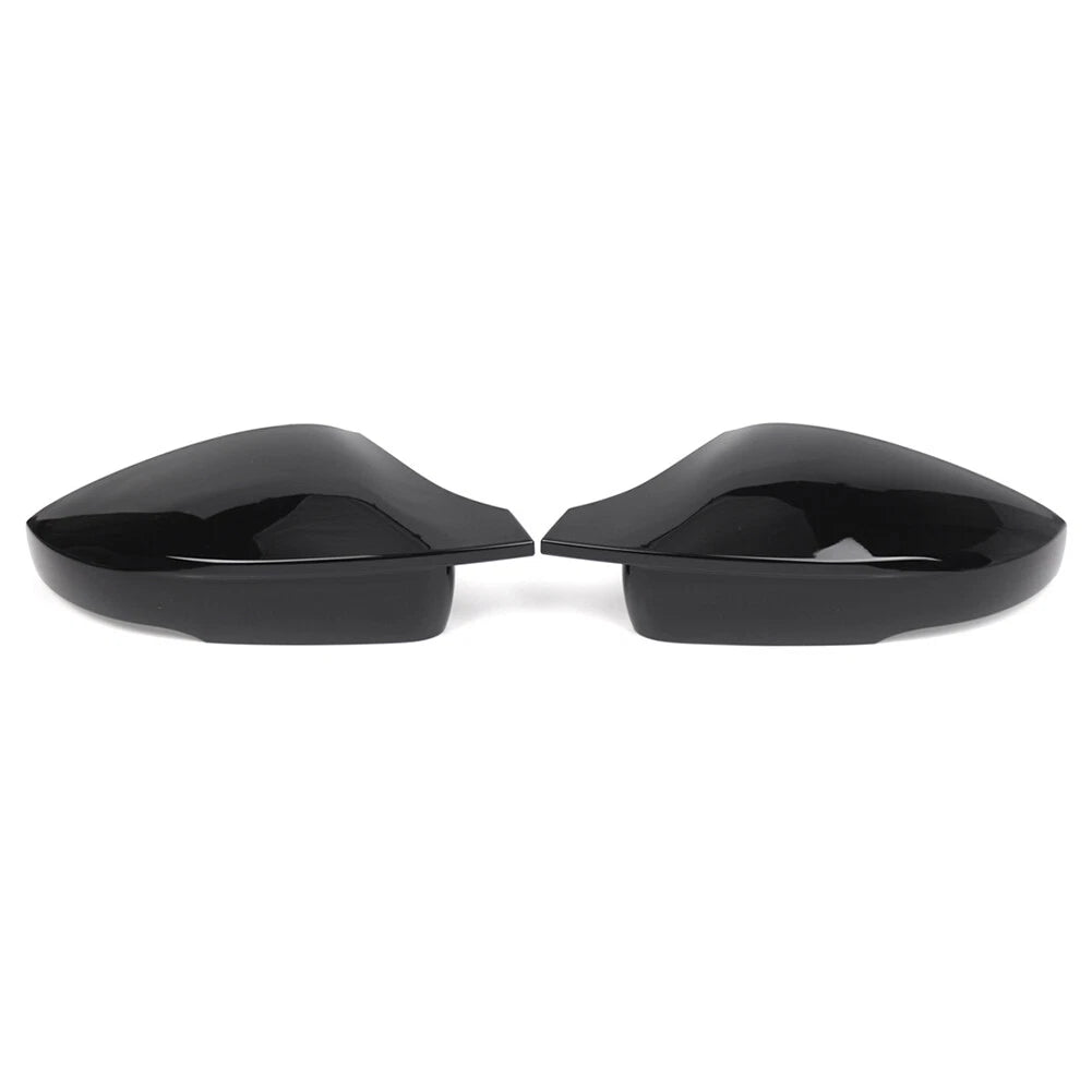 Glossy Black Door Wing Mirror Cover Caps for VW Polo (2011–2023)