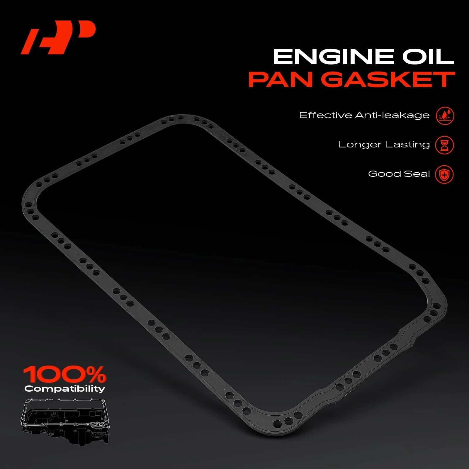 Engine Oil Pan Gasket for Honda Accord (1995–1997) Acura NSX Legend
