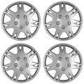 15" Push-on Silver Wheel Cover Hubcaps for 1999-2003 Mitsubishi Galant