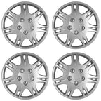 15" Push-on Silver Wheel Cover Hubcaps for 1999-2003 Mitsubishi Galant