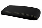 Leather Console Lid Armrest Cover for Ford Explorer (1995–2001) Beige Stitch