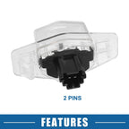 2X LED License Plate Light No. 34101-S60-013 for Honda CR-V (2007–2012)