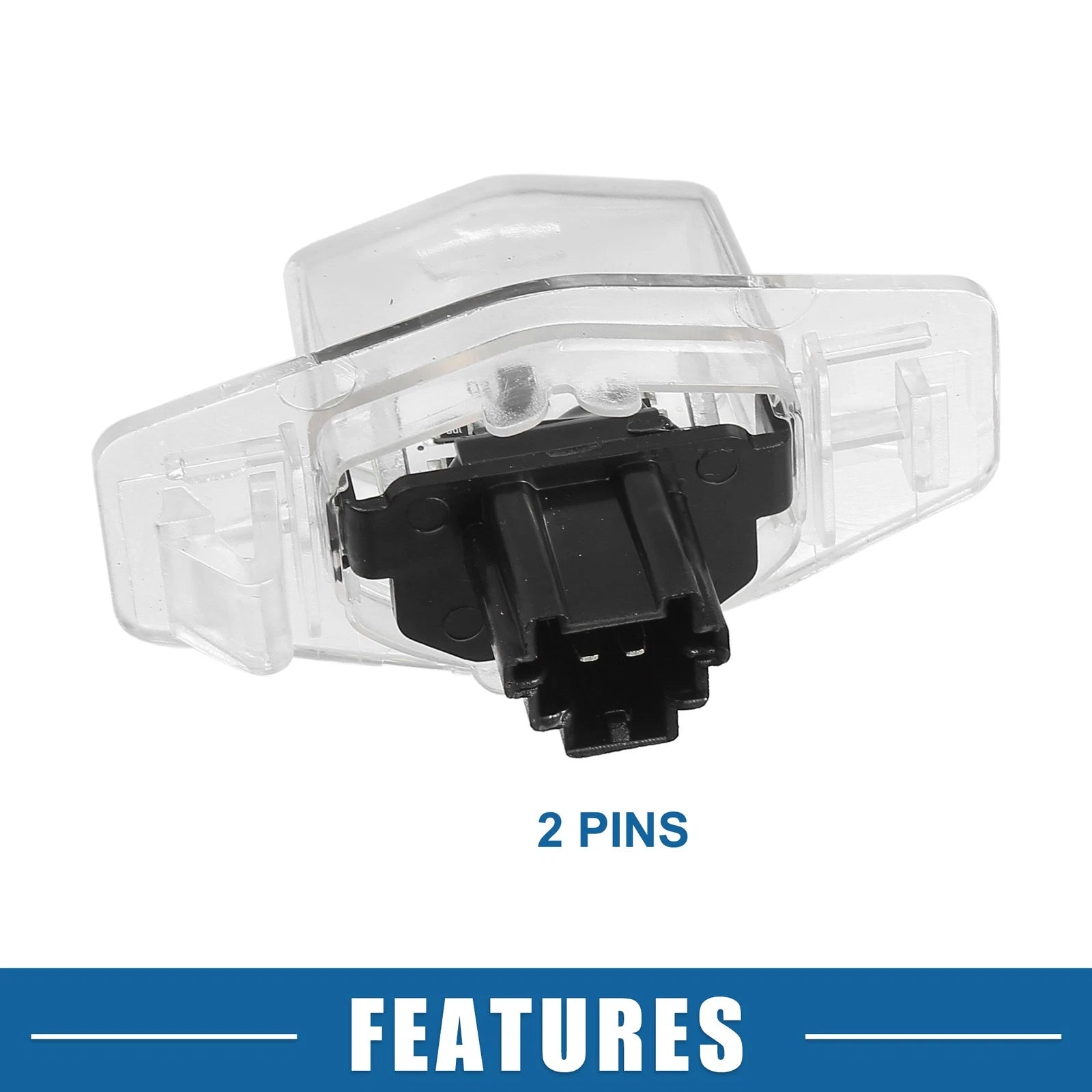 2X LED License Plate Light No. 34101-S60-013 for Honda CR-V (2007–2012)