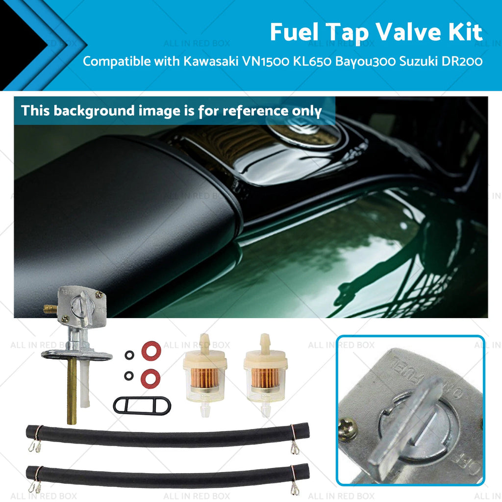 Fuel Valve Petcock 5/16 for Kawasaki VN1500 KL650 KLR650 EN500 KLR250 (1996–2005)