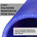 2.5"-3" 45-Degree Elbow Reducer Silicone Hose Coupler for Fit Piping