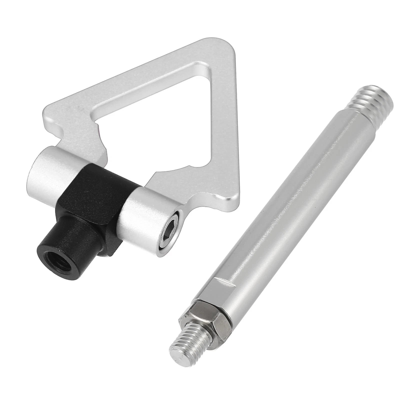 Tow Hook Screw Set of 2 for Lexus IS IS250 (2006–2013) Silver Tone Triangle